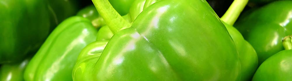 Header groene paprika